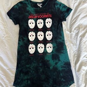 Friday the 13th moods of Jason women’s tshirt dress size Xs-m